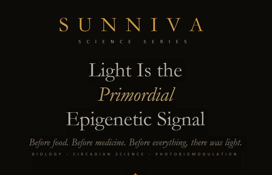 Light Is the Primordial Epigenetic Signal
